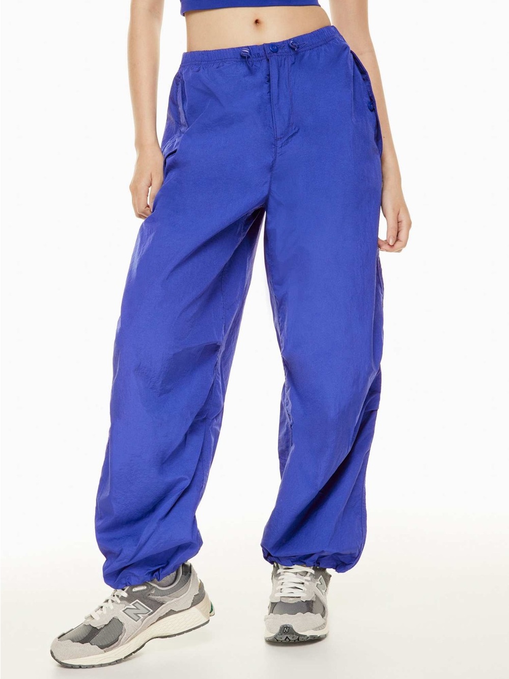 Aritzia Tna Aviator Parachute Pant Cobalt Blue Size XS